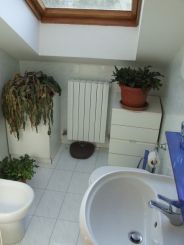 Mansarda in prestigiosa villa ristrutturata il bagno