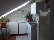 Mansarda in prestigiosa villa ristrutturata la cucina